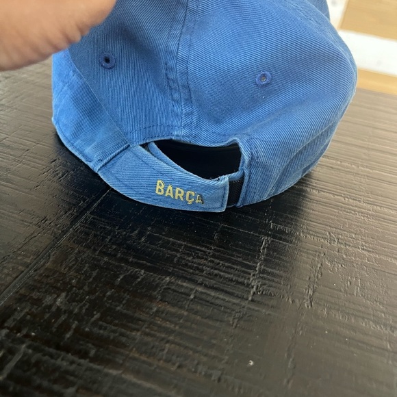 Nike FC Barcelona Soccer Hat 100% Cotton Legacy 91 Blue + Red Adjustable - Picture 3 of 5